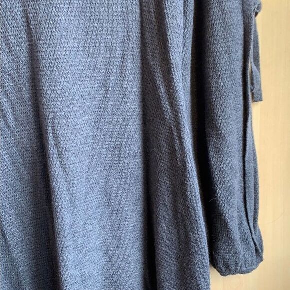 American Eagle Outfitters Solid Gray mini Sweater Cold Shoulder Dress size M - Picture 5 of 12